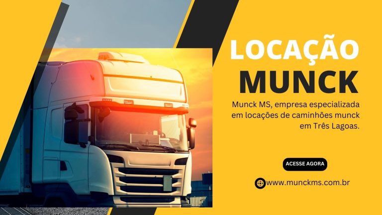 A locação de Munck, também conhecida como aluguel de guindauto, envolve o aluguel de um caminhão equipado com um guindaste articulado.